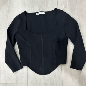 ZARA corset top